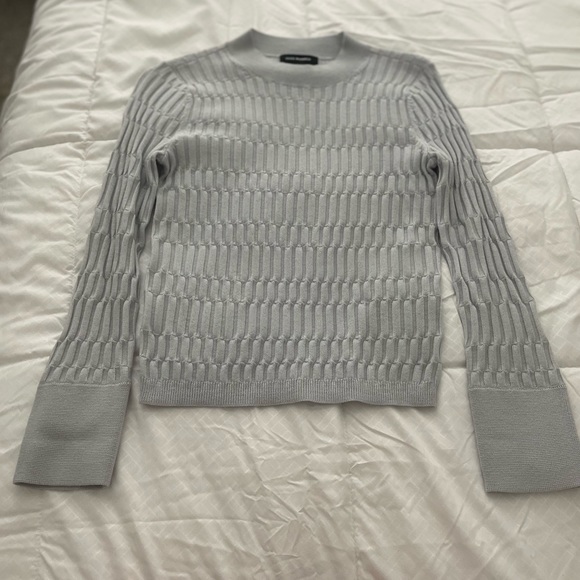 Club Monaco Signature Ribbed Mock Neck Sweater - Picture 8 of 10